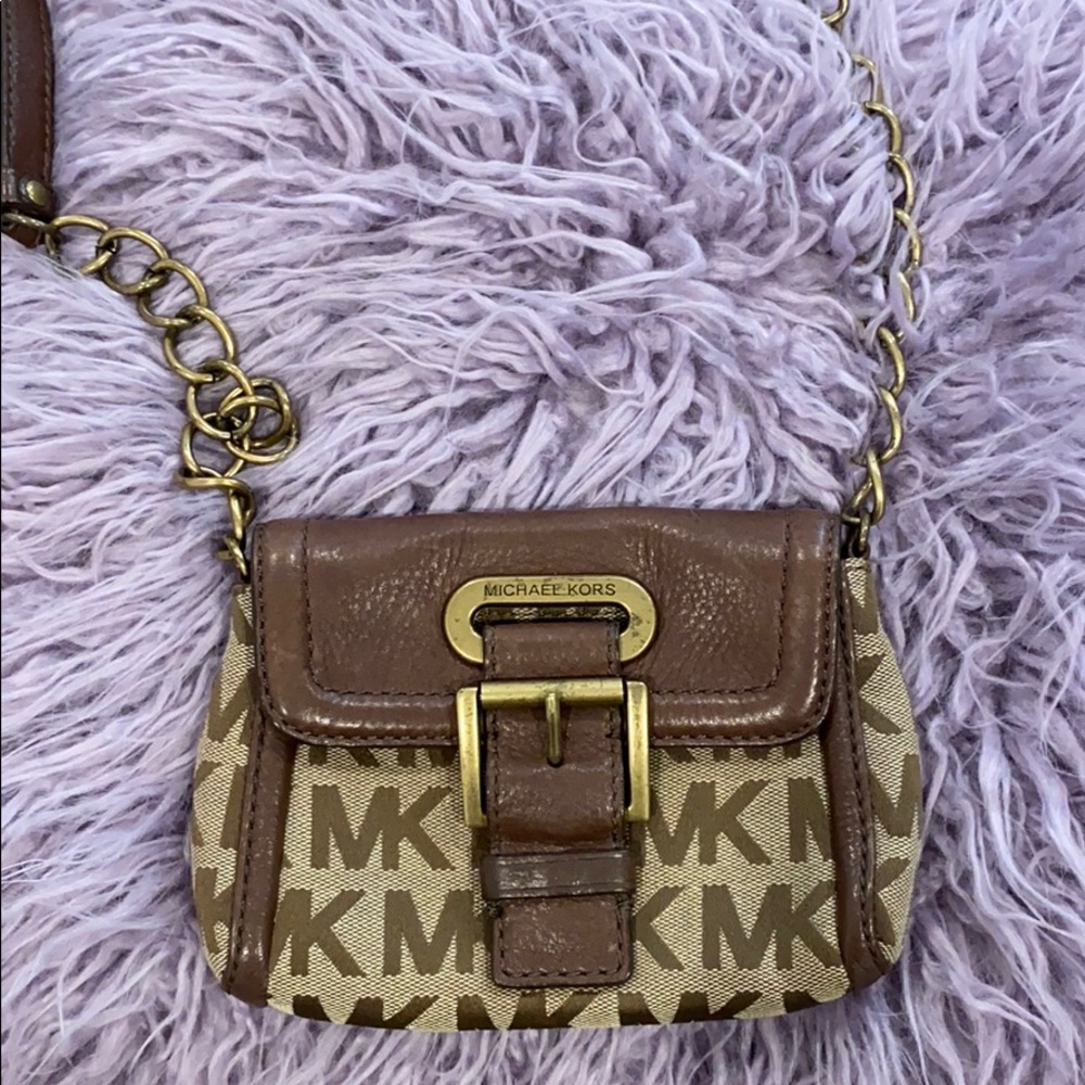 Brown Michael Kors crossbody